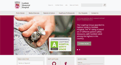 Desktop Screenshot of gottliebhospital.org